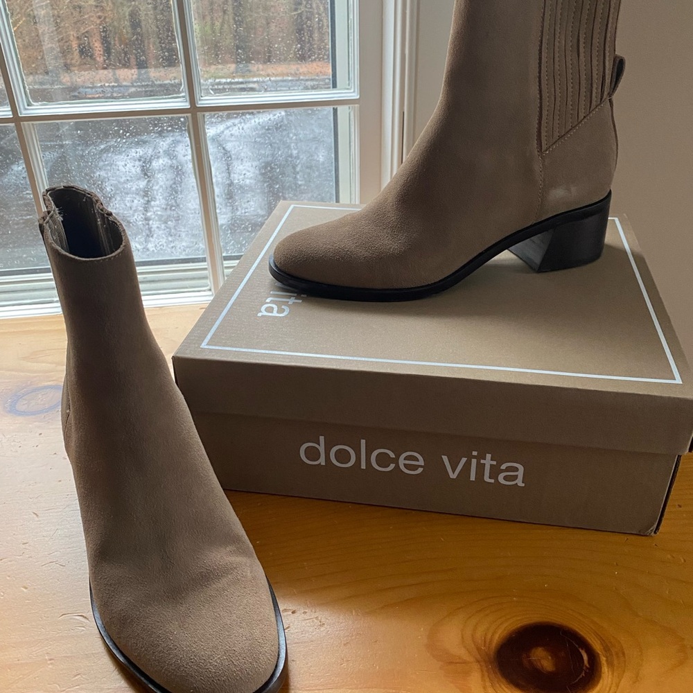 Dolce Vita waterproof suede boots